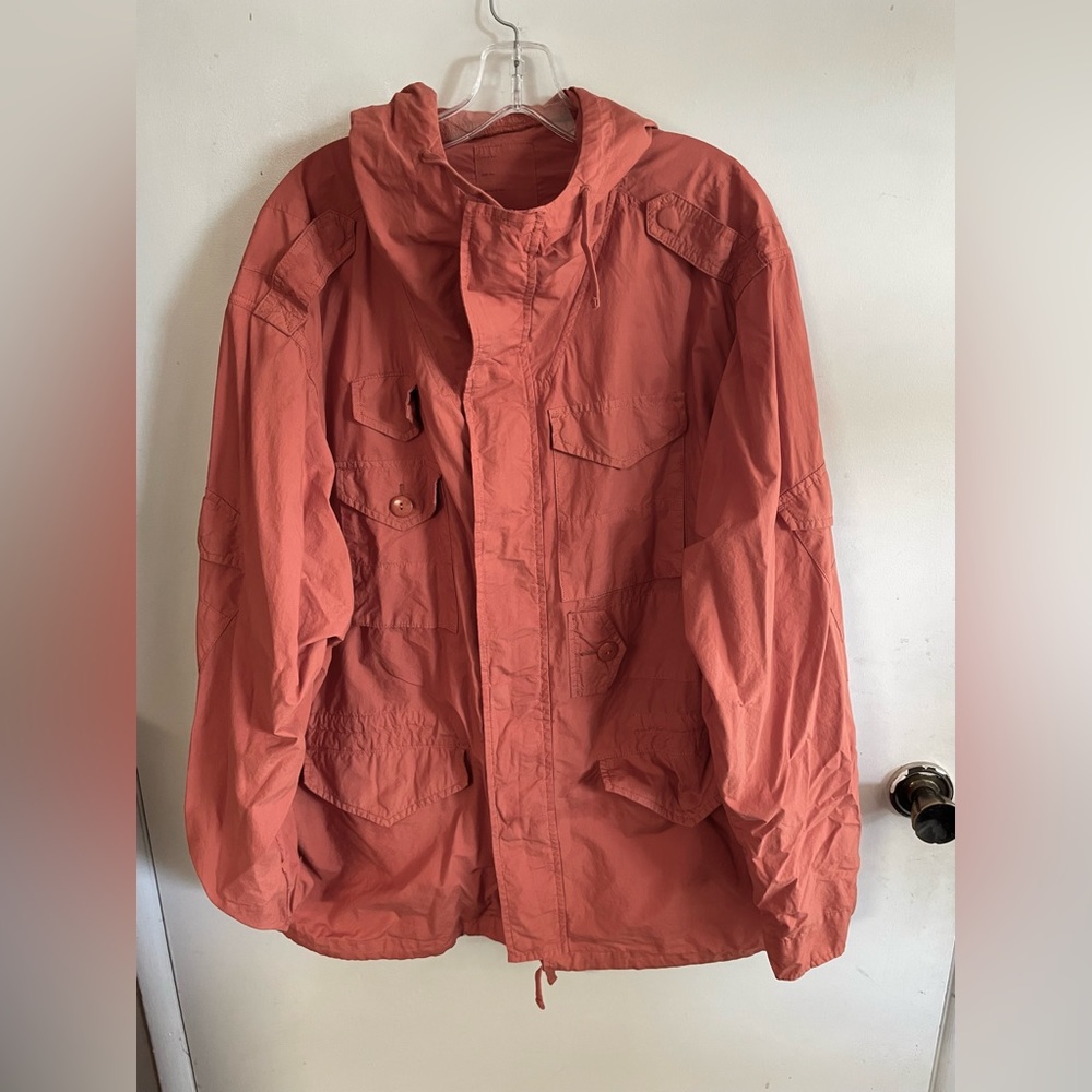 Pretty Green White Label Oversize Parka Medium - Orange